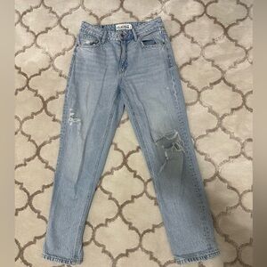 Caslon Women's Light Blue Distressed Jeans